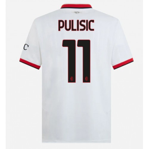 AC Milan Christian Pulisic #11 Gostujuci Dres 2024-25 Kratak Rukav